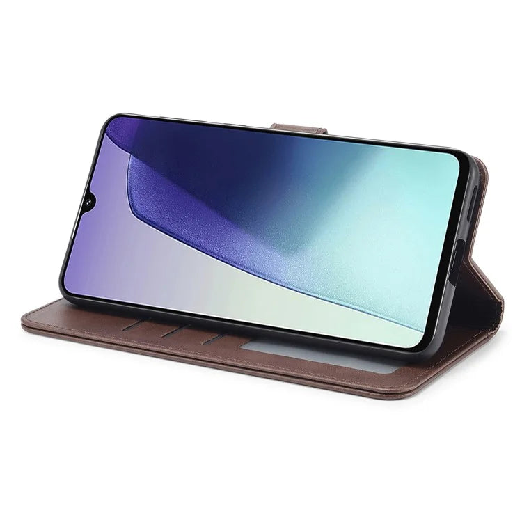 LC.IMEEKE For Xiaomi Redmi 14C 4G Case Calf Texture PU Leather Stand Wallet Phone Cover