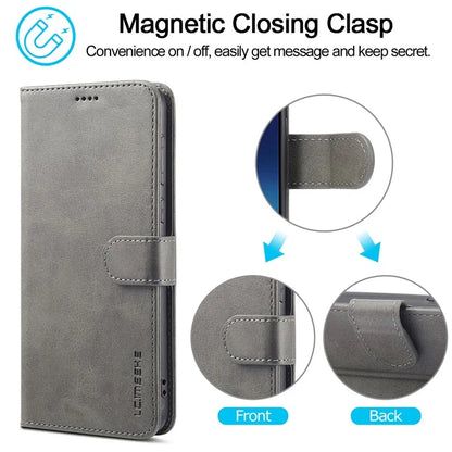 LC.IMEEKE For Xiaomi Redmi 14C 4G Case Calf Texture PU Leather Stand Wallet Phone Cover