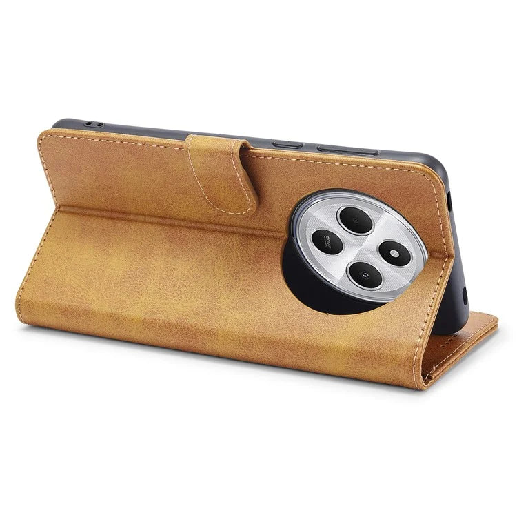 LC.IMEEKE For Xiaomi Redmi 14C 4G Case Calf Texture PU Leather Stand Wallet Phone Cover