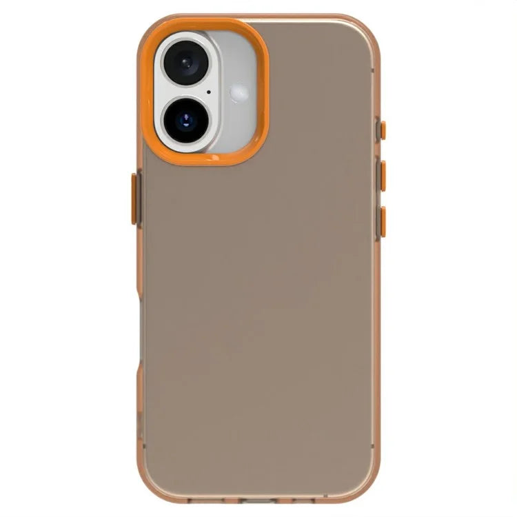 Candy Series For iPhone 16 Plus Case PC+TPU+PET Anti-Drop Phone Cover