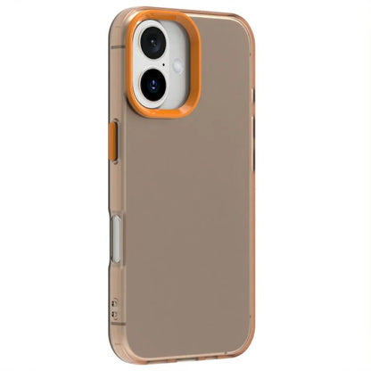 Candy Series For iPhone 16 Plus Case PC+TPU+PET Anti-Drop Phone Cover