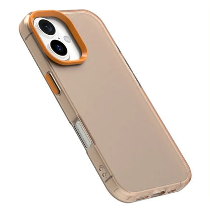 Candy Series For iPhone 16 Plus Case PC+TPU+PET Anti-Drop Phone Cover