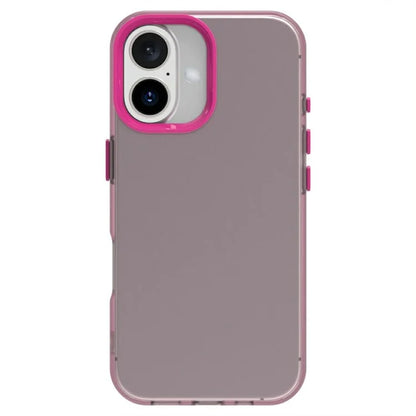 Candy Series For iPhone 16 Plus Case PC+TPU+PET Anti-Drop Phone Cover