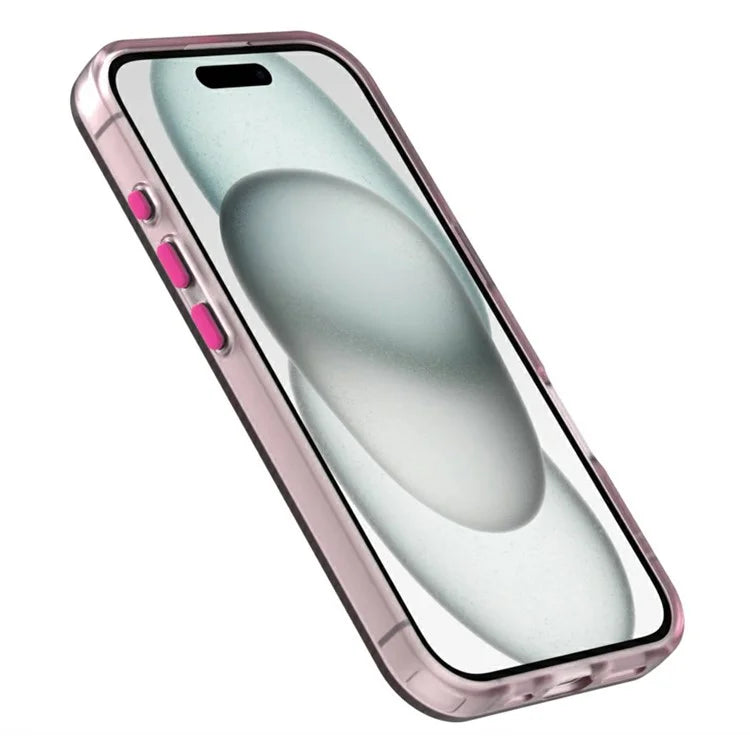Candy Series For iPhone 16 Plus Case PC+TPU+PET Anti-Drop Phone Cover