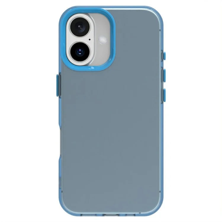 Candy Series For iPhone 16 Plus Case PC+TPU+PET Anti-Drop Phone Cover