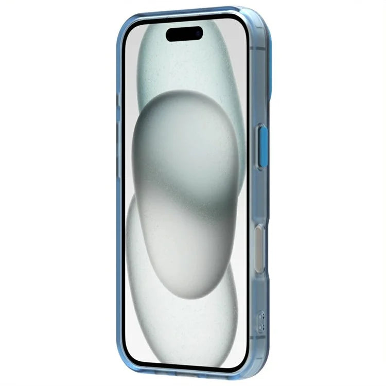 Candy Series For iPhone 16 Plus Case PC+TPU+PET Anti-Drop Phone Cover