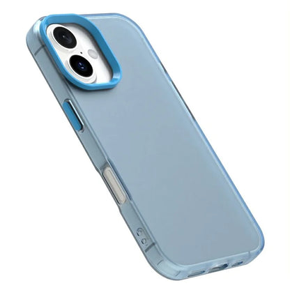 Candy Series For iPhone 16 Plus Case PC+TPU+PET Anti-Drop Phone Cover
