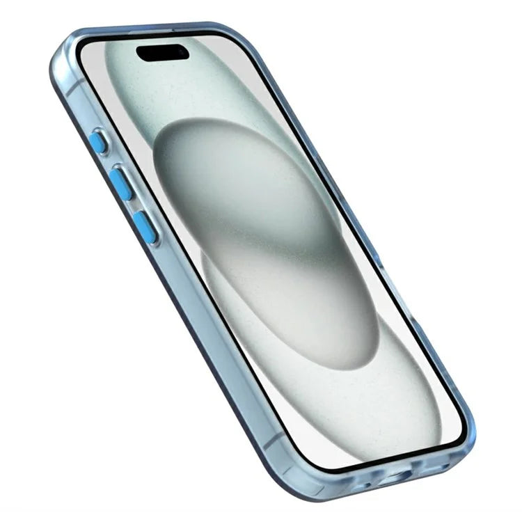 Candy Series For iPhone 16 Plus Case PC+TPU+PET Anti-Drop Phone Cover