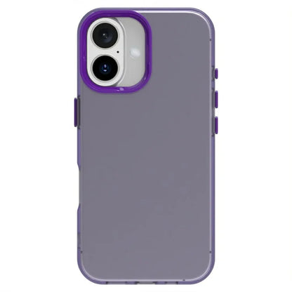 Candy Series For iPhone 16 Plus Case PC+TPU+PET Anti-Drop Phone Cover