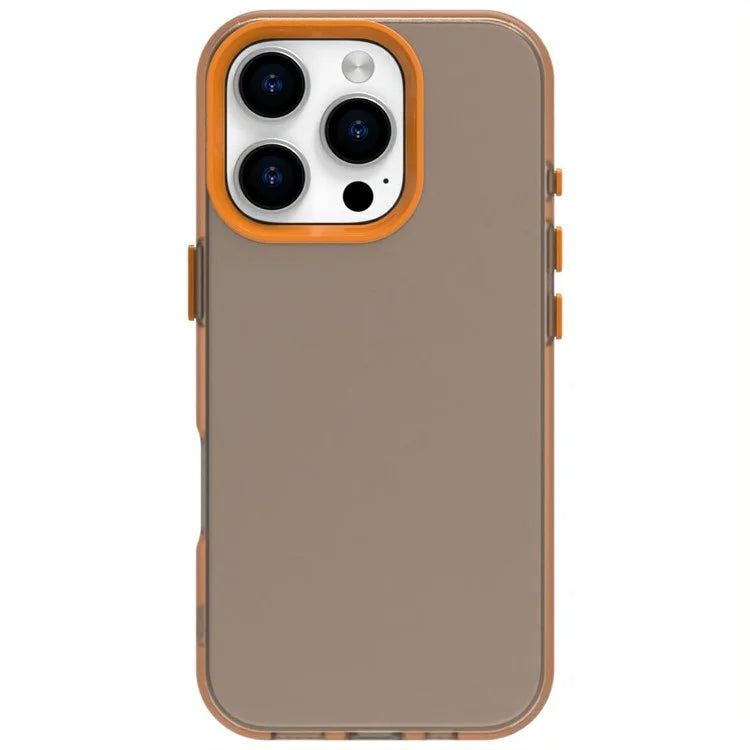 Candy Series For iPhone 16 Pro Max Case PC+TPU+PET Anti-Drop Phone Cover