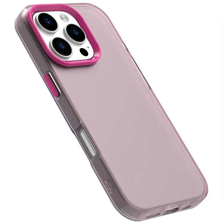 Candy Series For iPhone 16 Pro Max Case PC+TPU+PET Anti-Drop Phone Cover