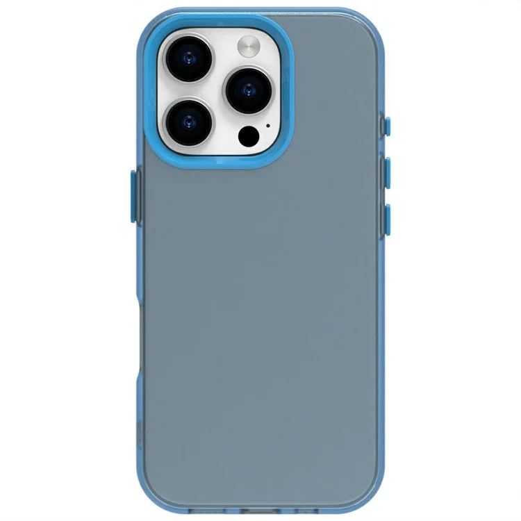Candy Series For iPhone 16 Pro Max Case PC+TPU+PET Anti-Drop Phone Cover