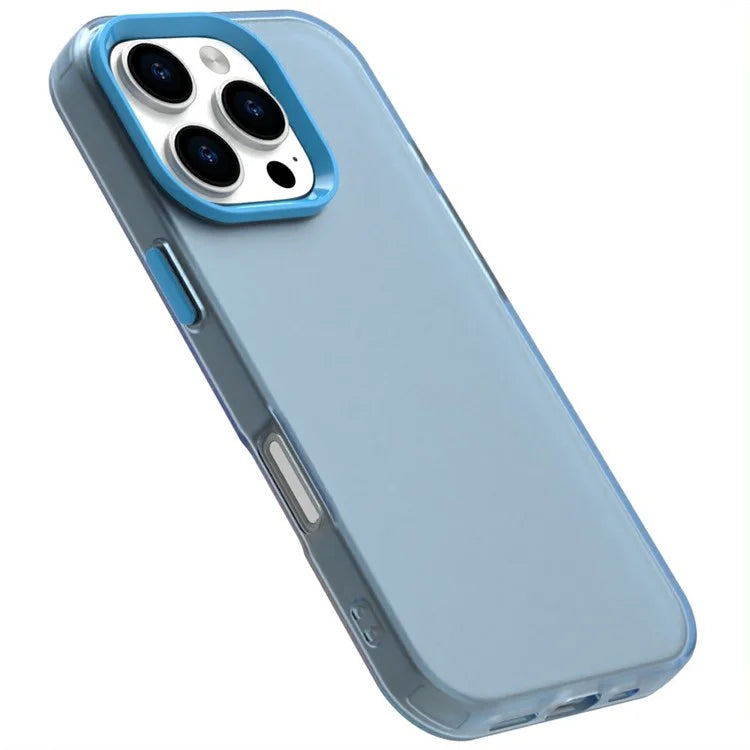 Candy Series For iPhone 16 Pro Max Case PC+TPU+PET Anti-Drop Phone Cover