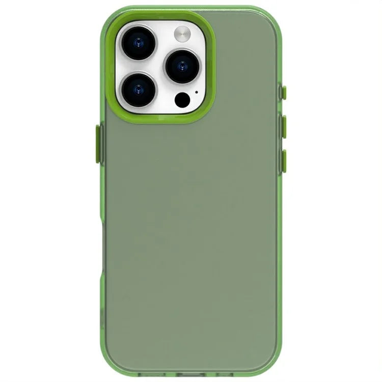 Candy Series For iPhone 16 Pro Max Case PC+TPU+PET Anti-Drop Phone Cover