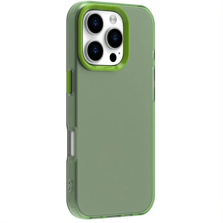 Candy Series For iPhone 16 Pro Max Case PC+TPU+PET Anti-Drop Phone Cover