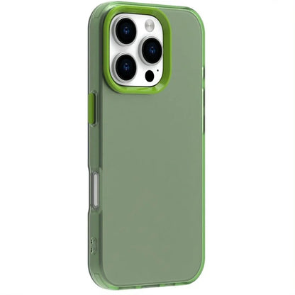 Candy Series For iPhone 16 Pro Max Case PC+TPU+PET Anti-Drop Phone Cover