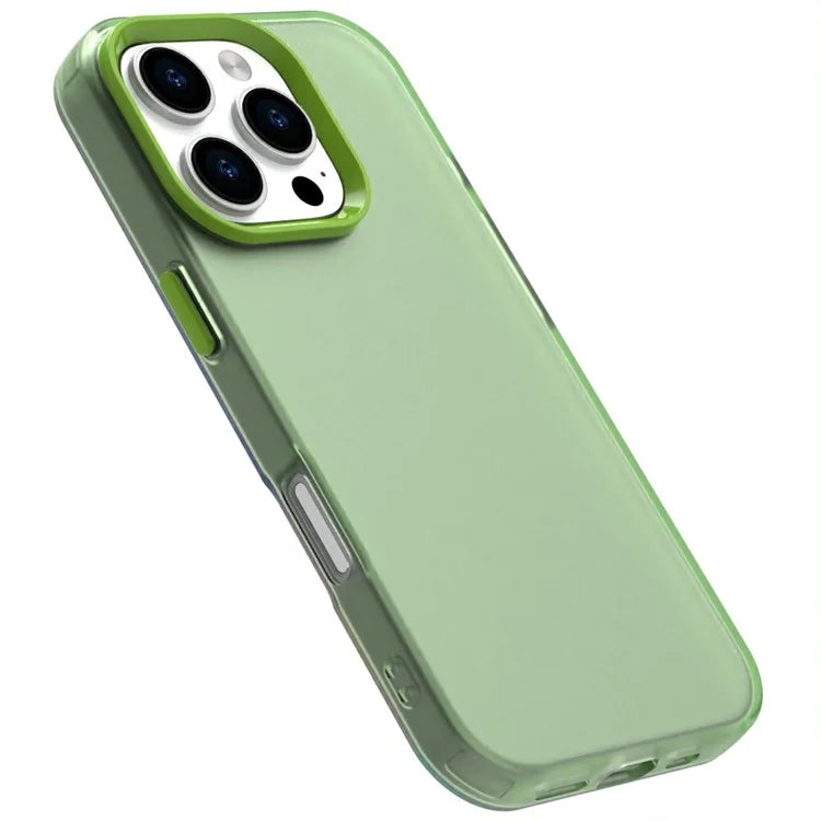 Candy Series For iPhone 16 Pro Max Case PC+TPU+PET Anti-Drop Phone Cover