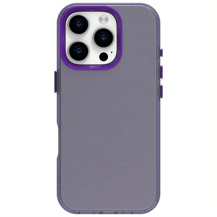 Candy Series For iPhone 16 Pro Max Case PC+TPU+PET Anti-Drop Phone Cover