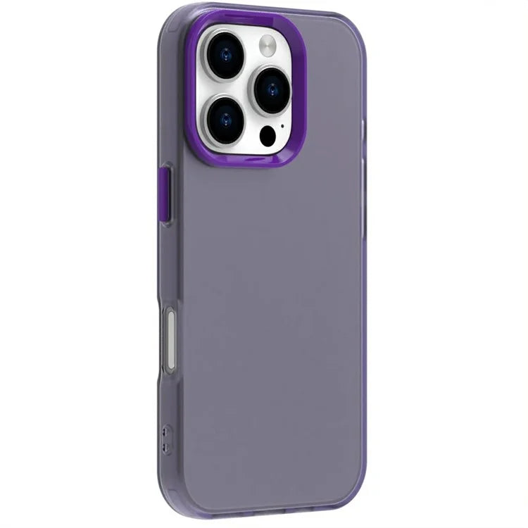 Candy Series For iPhone 16 Pro Max Case PC+TPU+PET Anti-Drop Phone Cover