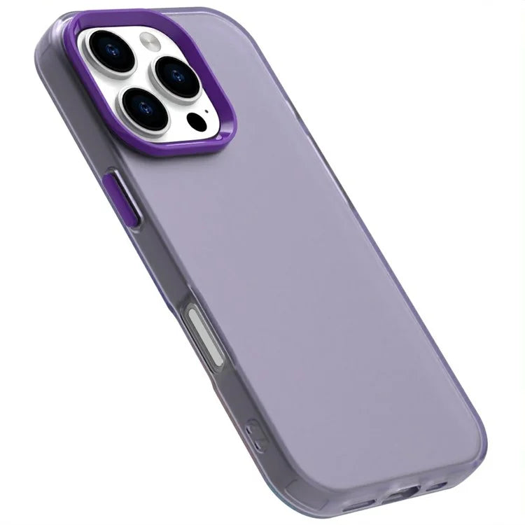 Candy Series For iPhone 16 Pro Max Case PC+TPU+PET Anti-Drop Phone Cover