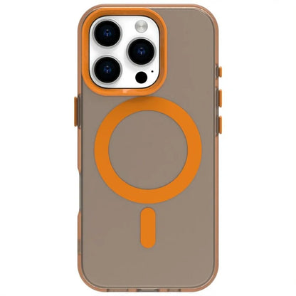 Candy Series For iPhone 16 Pro Max Case Compatible with MagSafe PC+TPU+PET Anti-Drop Phone Cover