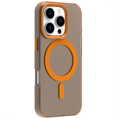 Candy Series For iPhone 16 Pro Max Case Compatible with MagSafe PC+TPU+PET Anti-Drop Phone Cover