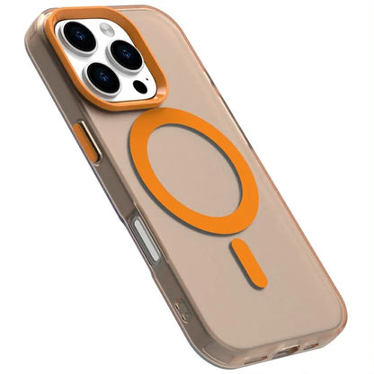 Candy Series For iPhone 16 Pro Max Case Compatible with MagSafe PC+TPU+PET Anti-Drop Phone Cover