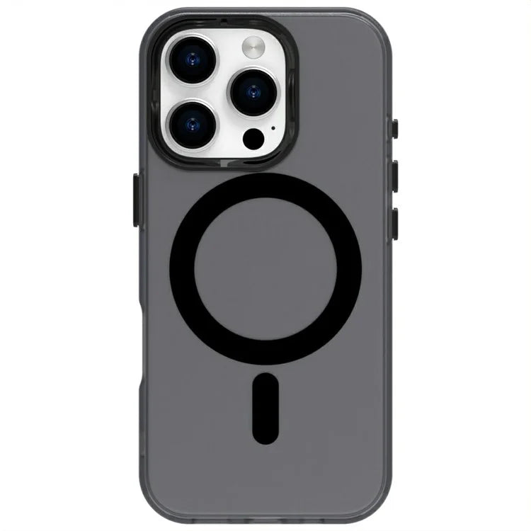 Candy Series For iPhone 16 Pro Max Case Compatible with MagSafe PC+TPU+PET Anti-Drop Phone Cover