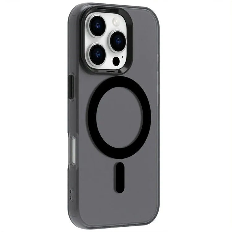 Candy Series For iPhone 16 Pro Max Case Compatible with MagSafe PC+TPU+PET Anti-Drop Phone Cover