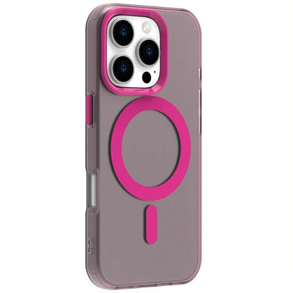 Candy Series For iPhone 16 Pro Max Case Compatible with MagSafe PC+TPU+PET Anti-Drop Phone Cover