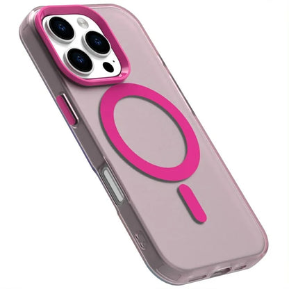 Candy Series For iPhone 16 Pro Max Case Compatible with MagSafe PC+TPU+PET Anti-Drop Phone Cover