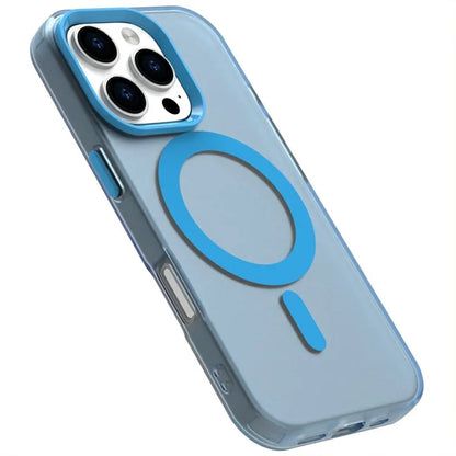 Candy Series For iPhone 16 Pro Max Case Compatible with MagSafe PC+TPU+PET Anti-Drop Phone Cover