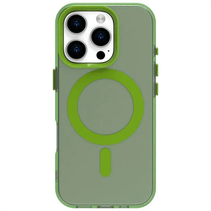 Candy Series For iPhone 16 Pro Max Case Compatible with MagSafe PC+TPU+PET Anti-Drop Phone Cover