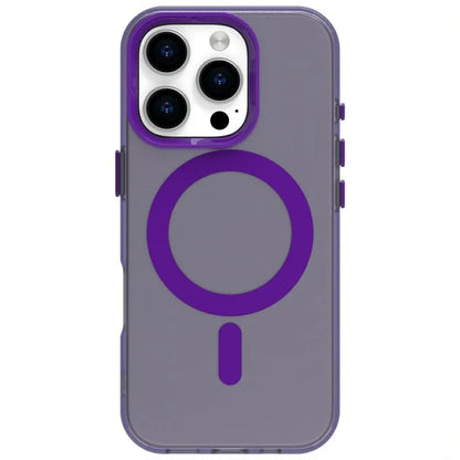 Candy Series For iPhone 16 Pro Max Case Compatible with MagSafe PC+TPU+PET Anti-Drop Phone Cover