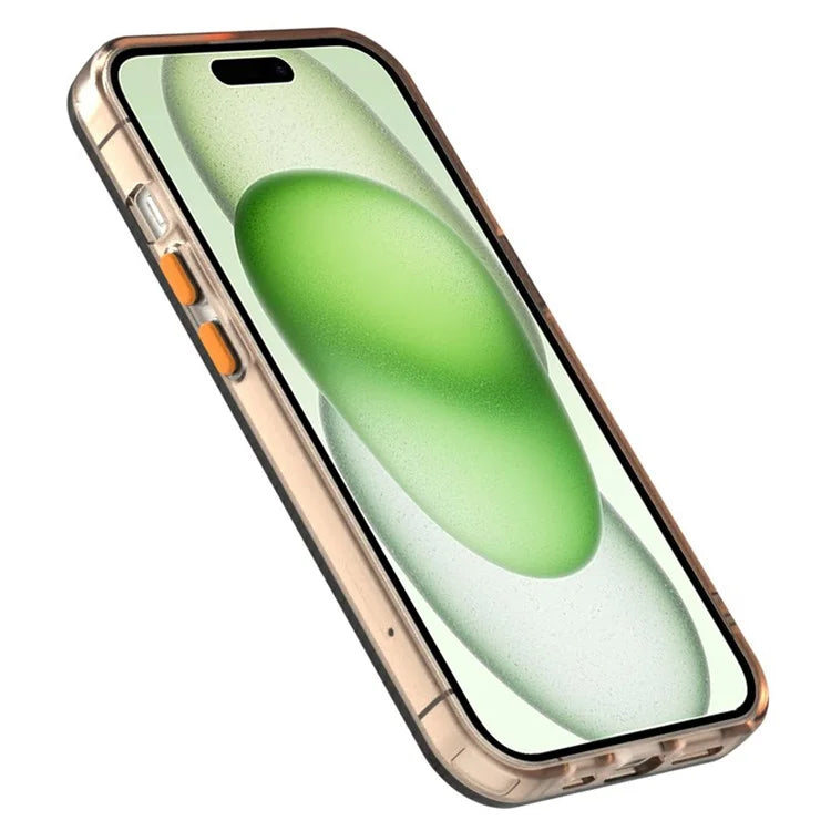 Candy Series For iPhone 15 Plus Case PC+TPU+PET Anti-Drop Phone Cover