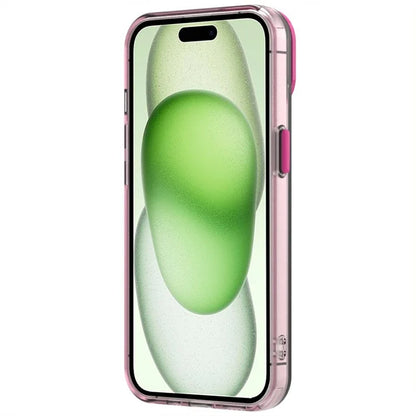 Candy Series For iPhone 15 Plus Case PC+TPU+PET Anti-Drop Phone Cover
