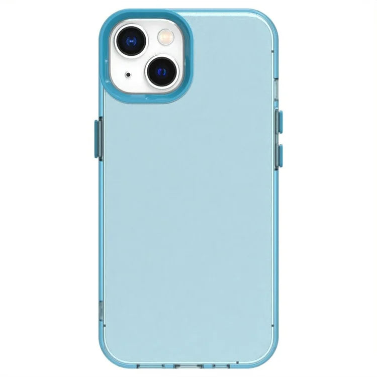 Candy Series For iPhone 15 Plus Case PC+TPU+PET Anti-Drop Phone Cover