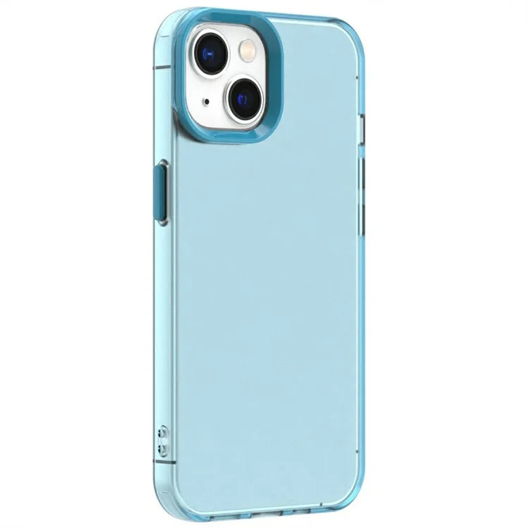 Candy Series For iPhone 15 Plus Case PC+TPU+PET Anti-Drop Phone Cover