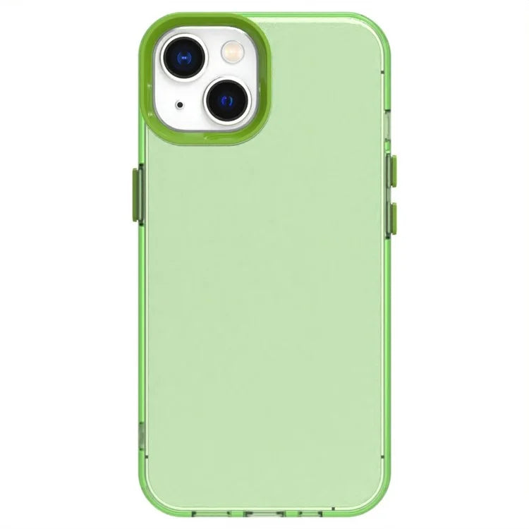 Candy Series For iPhone 15 Plus Case PC+TPU+PET Anti-Drop Phone Cover