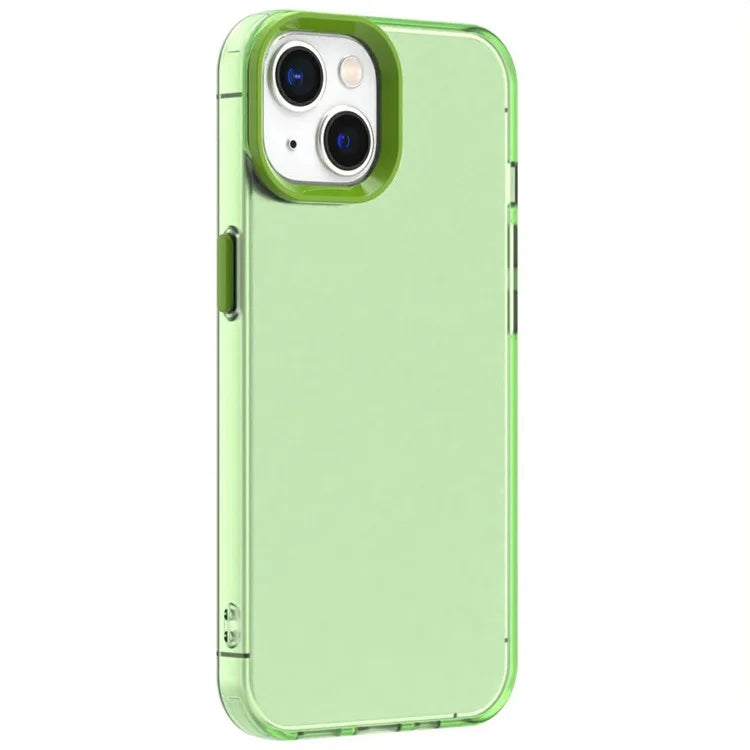 Candy Series For iPhone 15 Plus Case PC+TPU+PET Anti-Drop Phone Cover