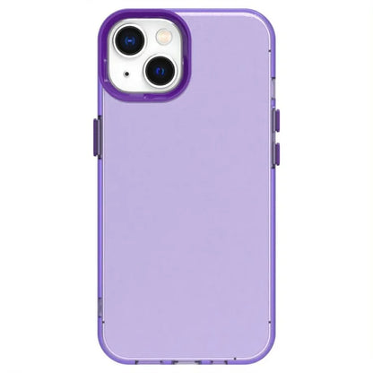 Candy Series For iPhone 15 Plus Case PC+TPU+PET Anti-Drop Phone Cover