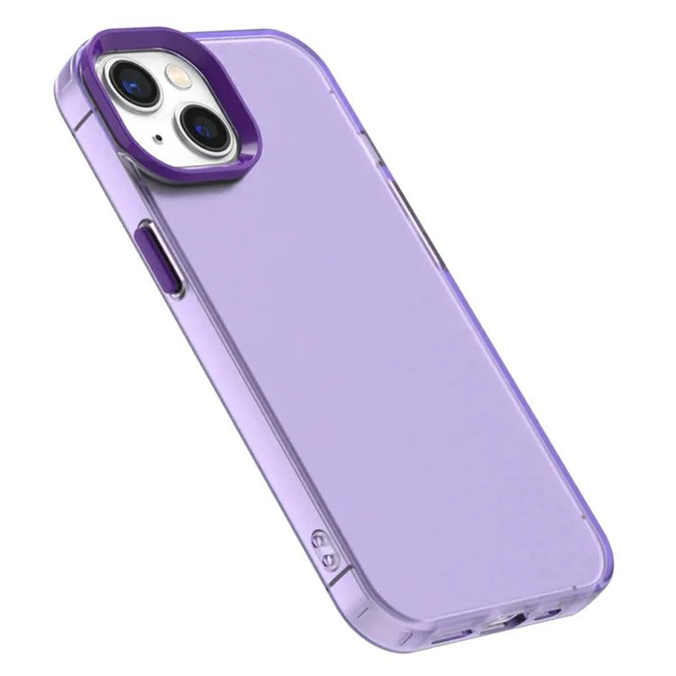 Candy Series For iPhone 15 Plus Case PC+TPU+PET Anti-Drop Phone Cover