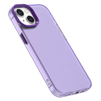 Candy Series For iPhone 15 Plus Case PC+TPU+PET Anti-Drop Phone Cover