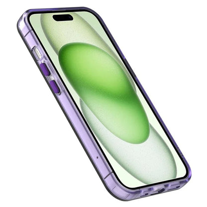 Candy Series For iPhone 15 Plus Case PC+TPU+PET Anti-Drop Phone Cover