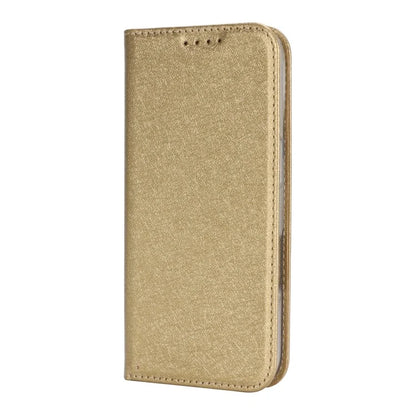 For iPhone 16 Plus Case PU Leather Silk Texture Magnetic Flip Phone Cover