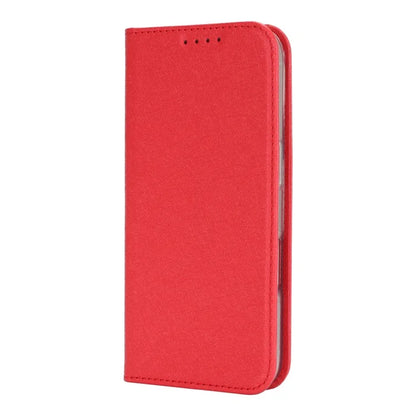 For iPhone 16 Case PU Leather Silk Texture Magnetic Flip Phone Cover