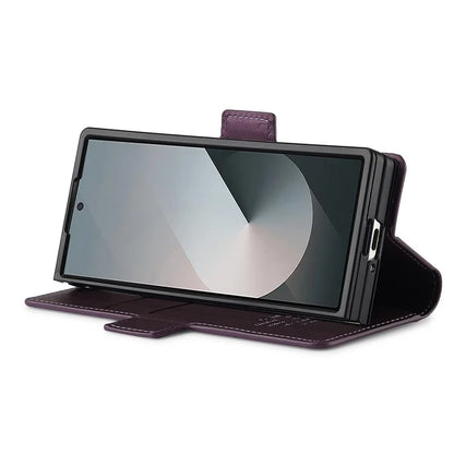 LC.IMEEKE L1 For Samsung Galaxy Z Fold6 5G Stand Case Texture PU Leather Wallet Phone Cover