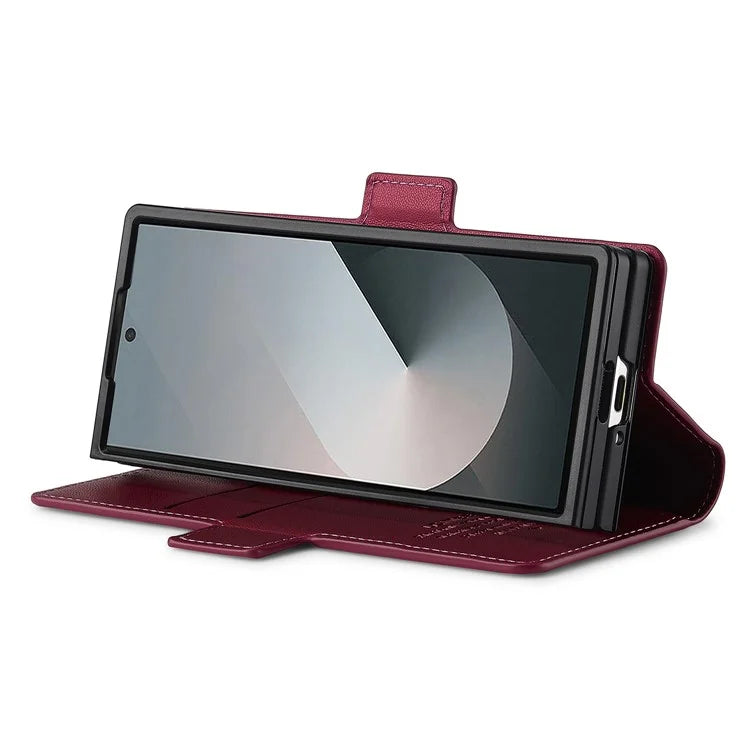 LC.IMEEKE L1 For Samsung Galaxy Z Fold6 5G Stand Case Texture PU Leather Wallet Phone Cover
