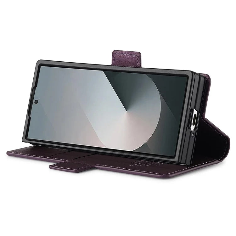 LC.IMEEKE L1 For Samsung Galaxy Z Fold5 5G Stand Case Texture PU Leather Wallet Phone Cover