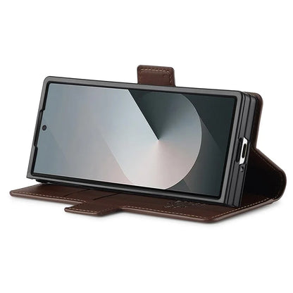 LC.IMEEKE L1 For Samsung Galaxy Z Fold5 5G Stand Case Texture PU Leather Wallet Phone Cover